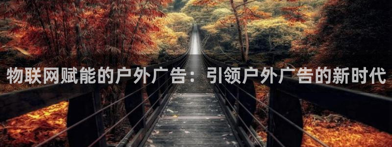杏宇平台代理怎么样可靠吗：物联网赋能的户外广告：引领户外广告的新时代