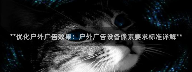 杏宇平台代理怎么赚钱快：**优化户外广告效果：户外广告设备像素要求标准详解**