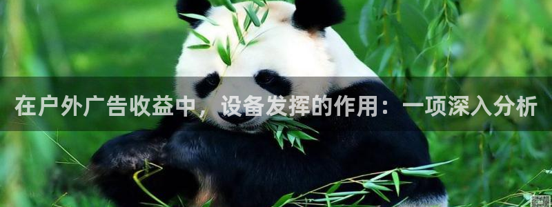 杏宇平台登录步骤图：在户外广告收益中，设备发挥的作用：一项深入分析