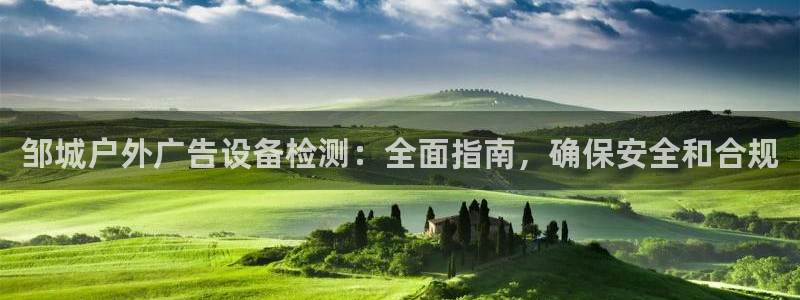 杏宇平台代理怎么样可靠吗：邹城户外广告设备检测：全面指南，确保安全和合规
