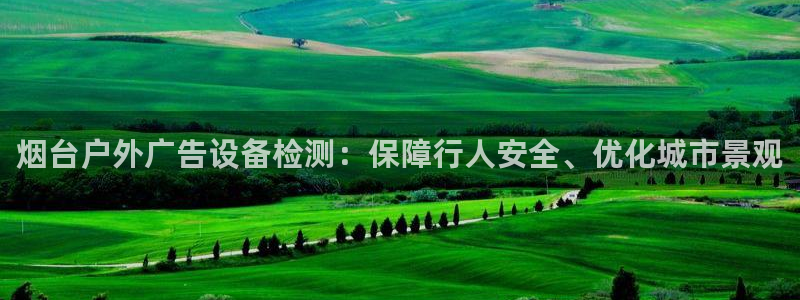 杏宇平台代理怎么样可靠吗：烟台户外广告设备检测：保障行人安全、优化城市景观
