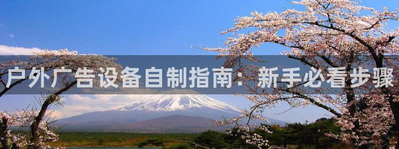 杏宇平台总代理电话：户外广告设备自制指南：新手必看步骤