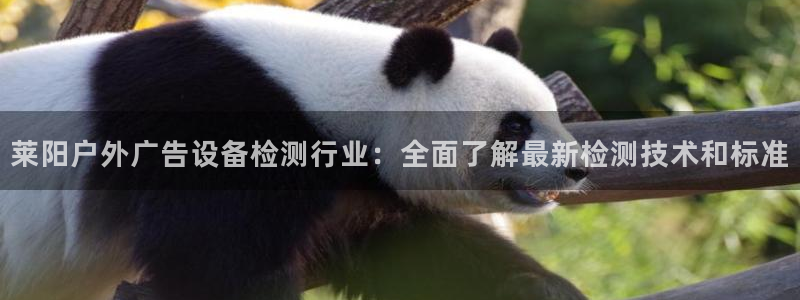 杏宇平台总代理电话：莱阳户外广告设备检测行业：全面了解最新检测技术和标准