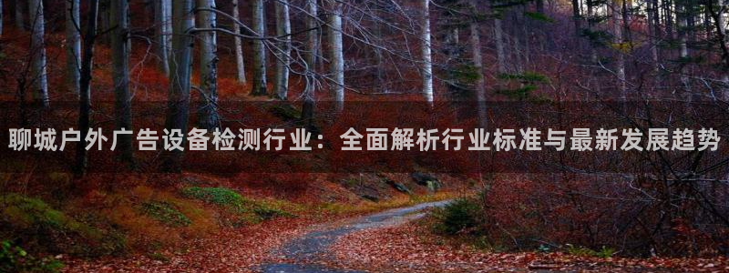 杏宇平台登录步骤：聊城户外广告设备检测行